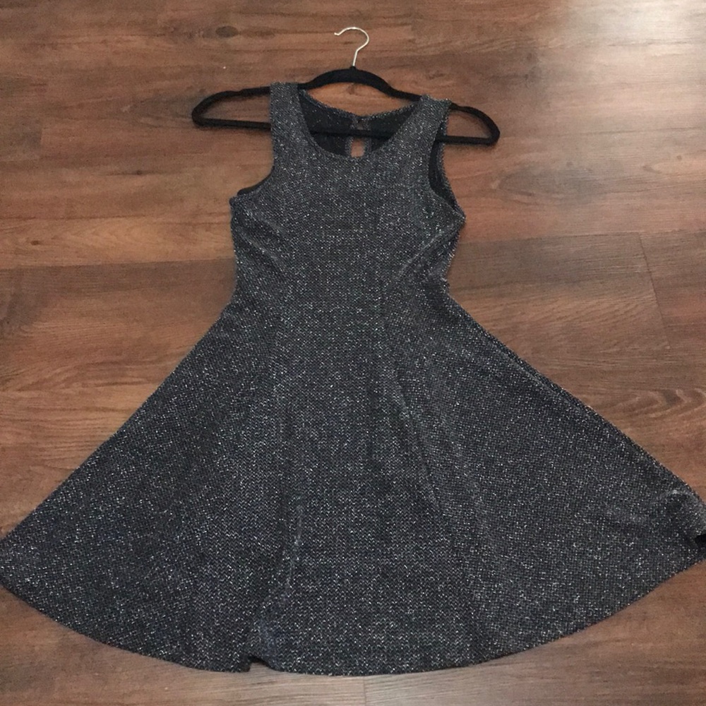 Black shimmer dress
